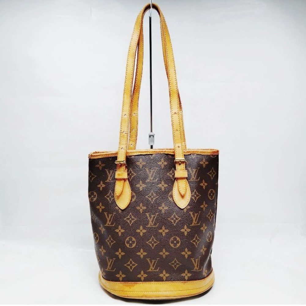 Louis Vuitton Monogram Tote with Tan Accents